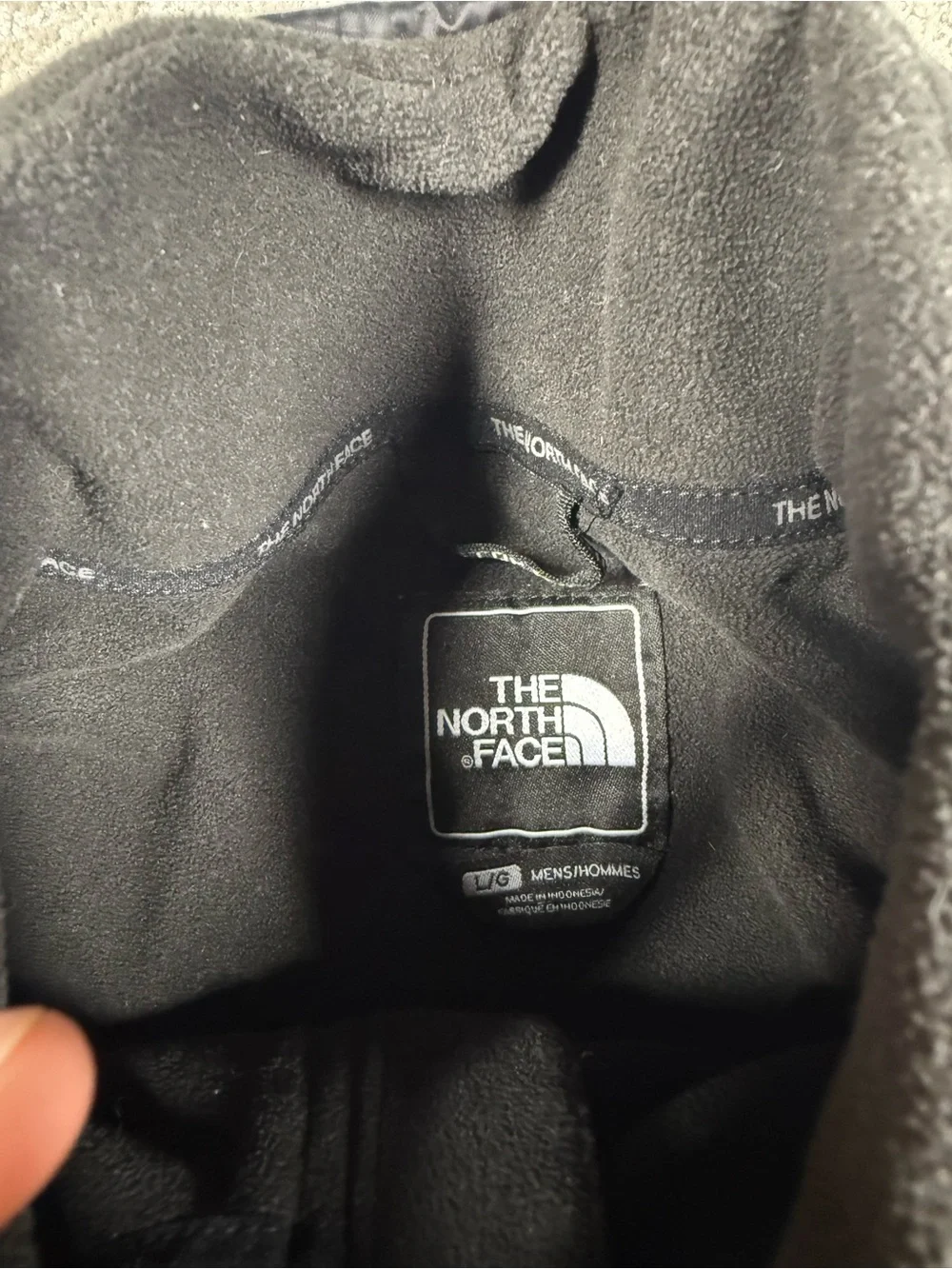 The North Face Black Full Zip Windbreaker Jacket Mens Large